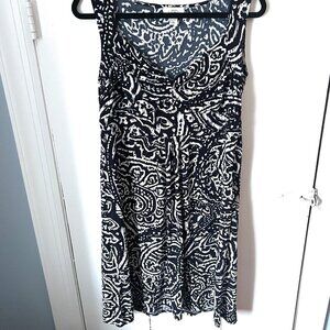 Loft Abstract Print Dress, size 12